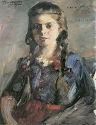 Wilhelmine avec des tresses